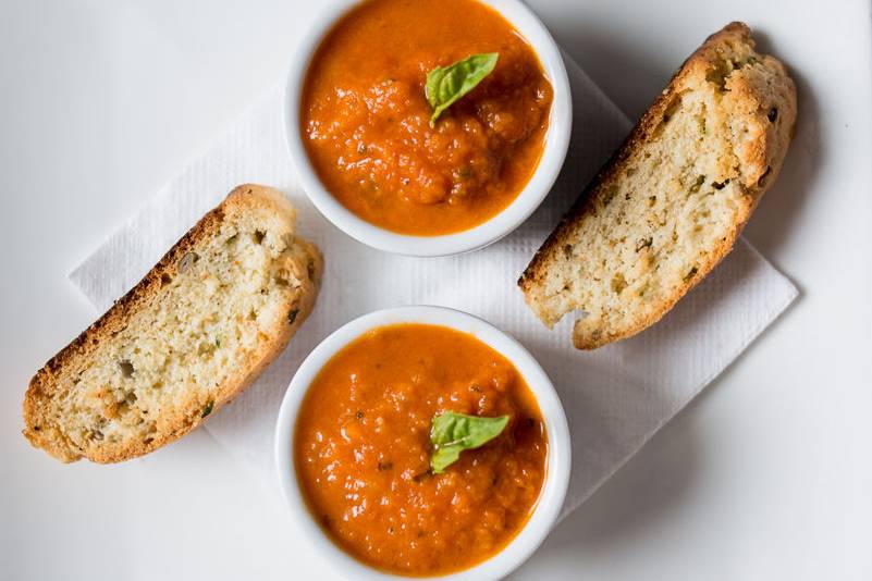 Soup and bread