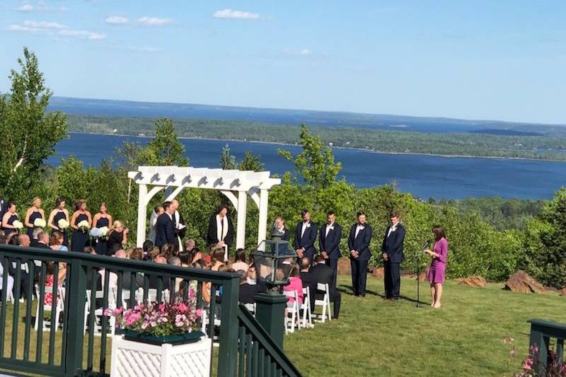 Point lookout summit wedding on June 9, 2018