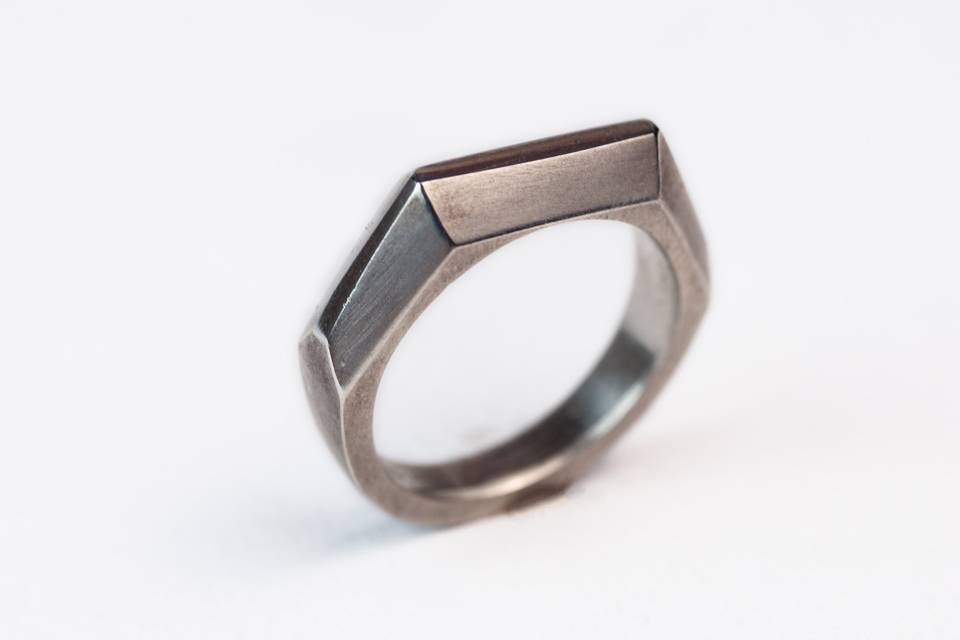 Angled Dome Ring
