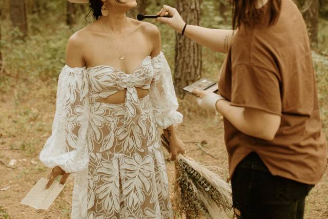 Hair and makeup