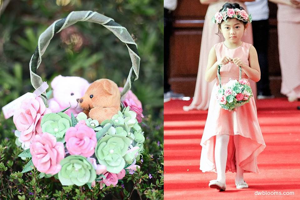 Flower girl basket