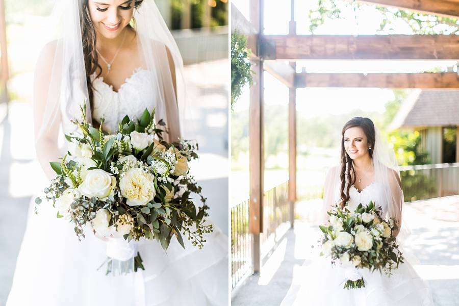 Bride on Veranda