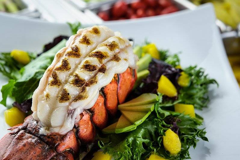 Lobster tail salad