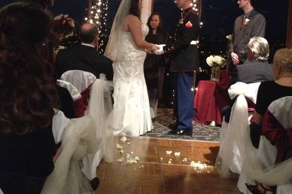 Veteran wedding