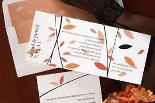 Paper Lily Invitations