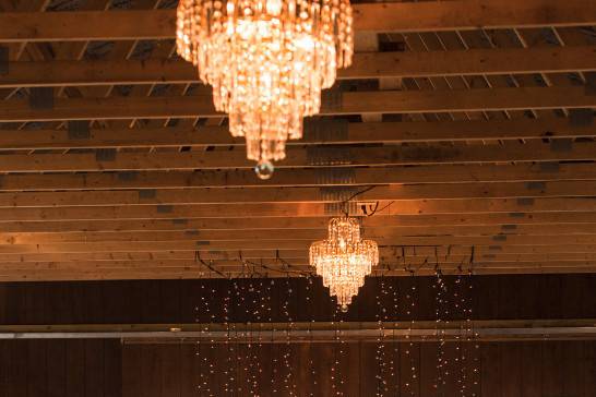 Ceremony setup and lighting