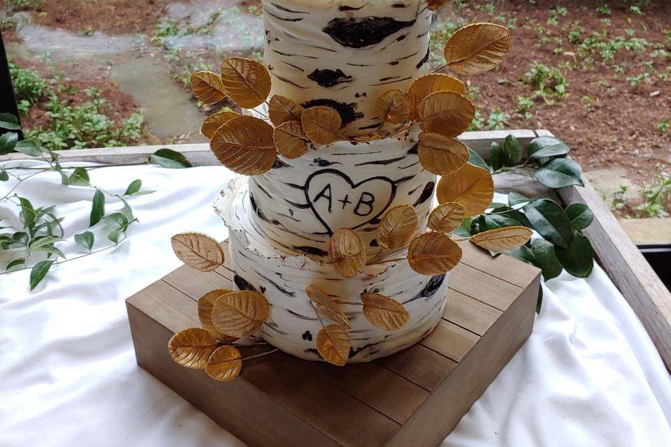 Aspen Tree Groom's Cake