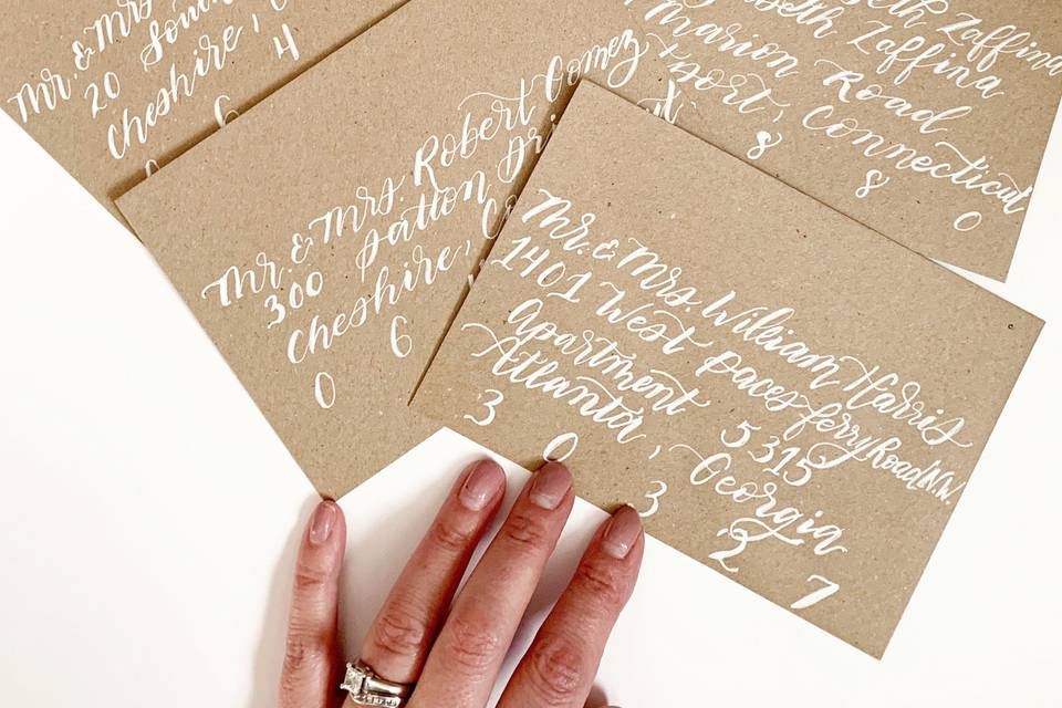 ENVELOPE CALLIGRAPHY