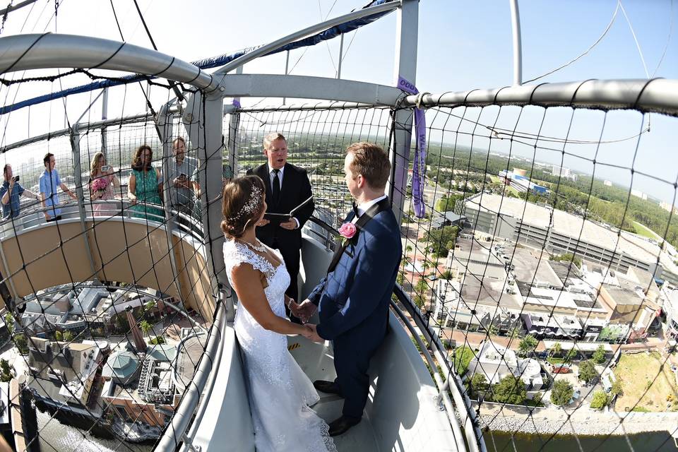 A Sky High Wedding