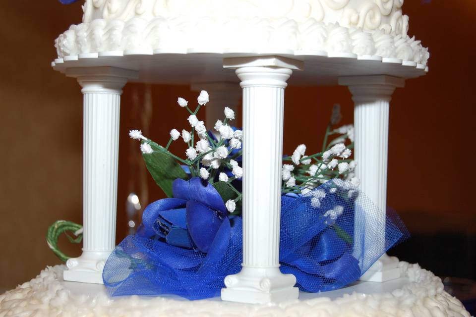 Traditional cake table