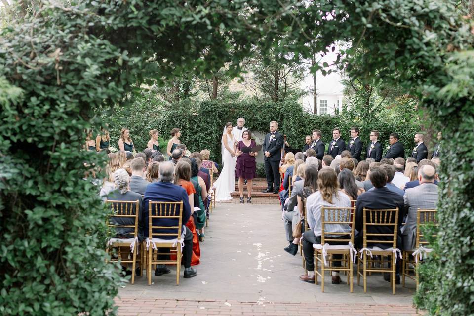 Outdoor wedding