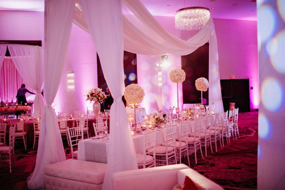 Event decor linen and draping