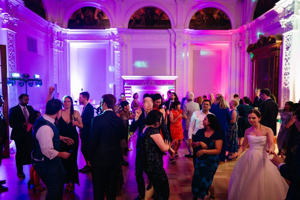 Wedding Reception w/ Uplights