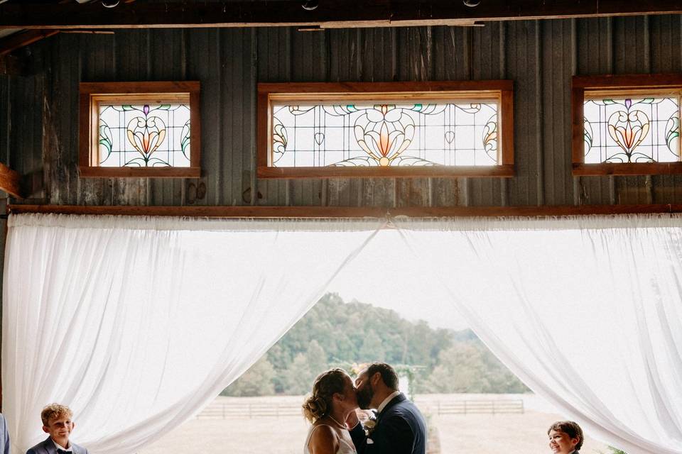 Ceremony at Fussell Farm