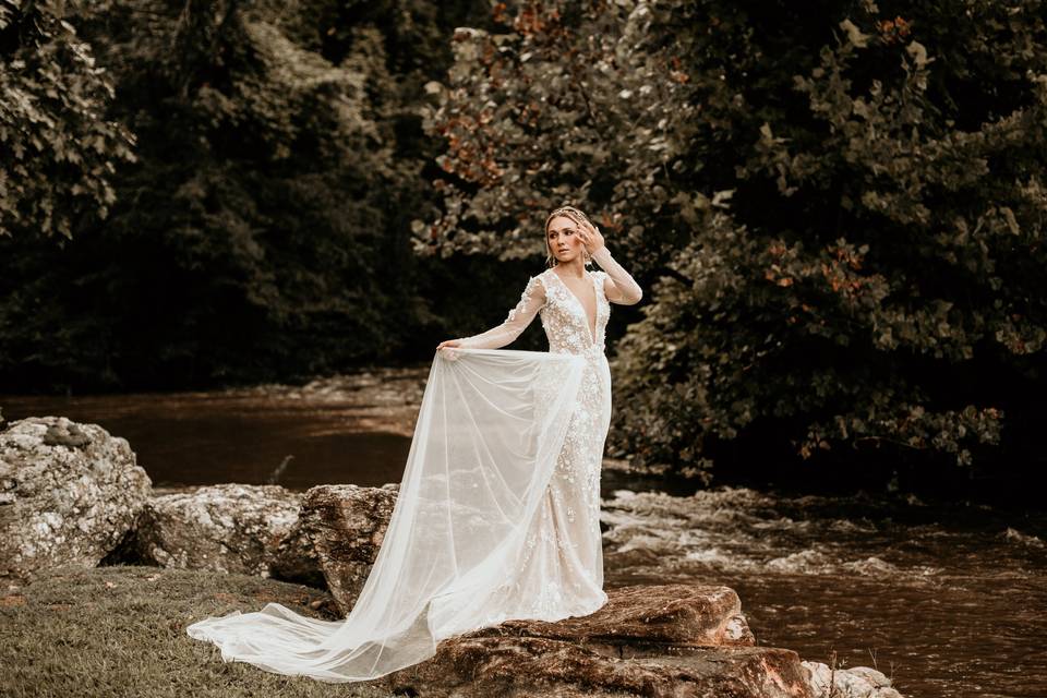 Bridal Portrait - Fussell Farm