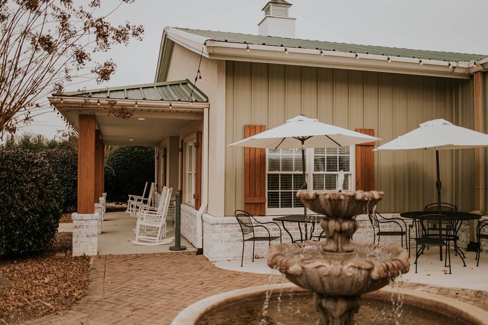 Front Patio of the Wine Room