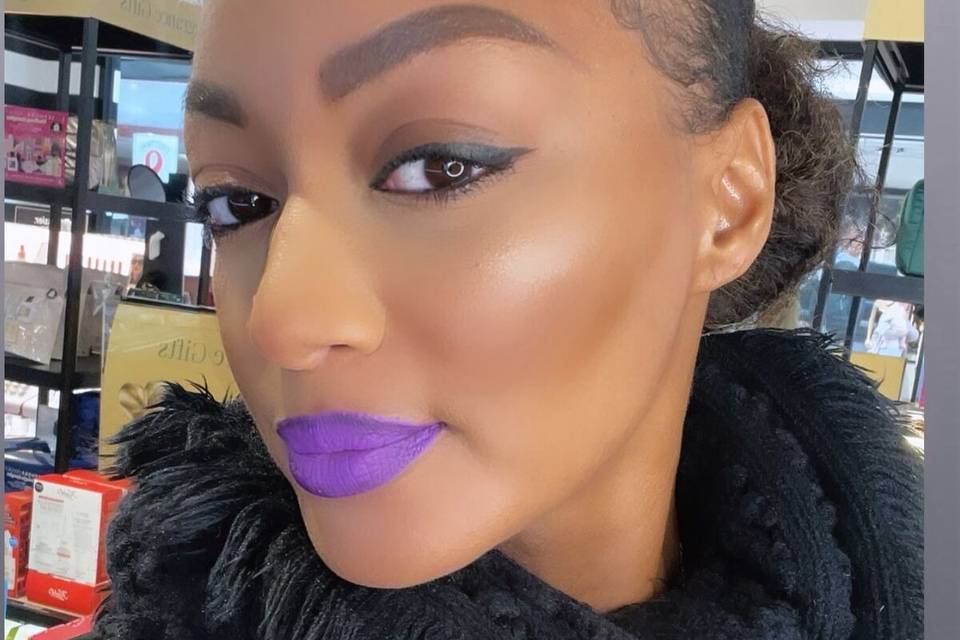 Purple lip
