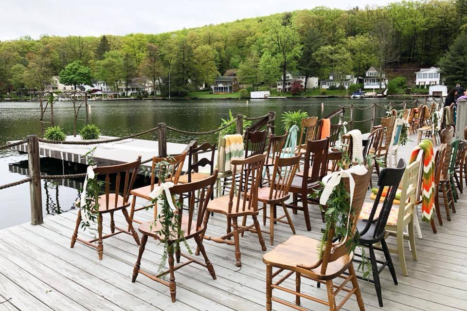 Lakeside ceremony