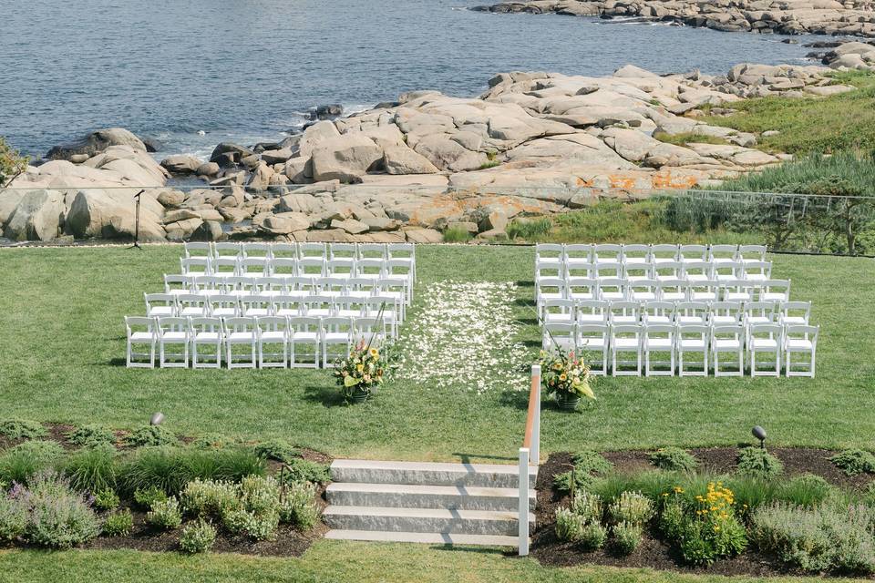 Upper View of Ceremony Lawn