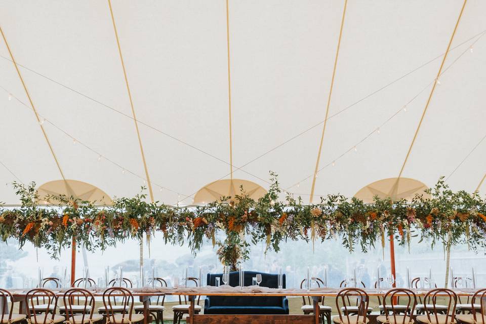 Bridal party table