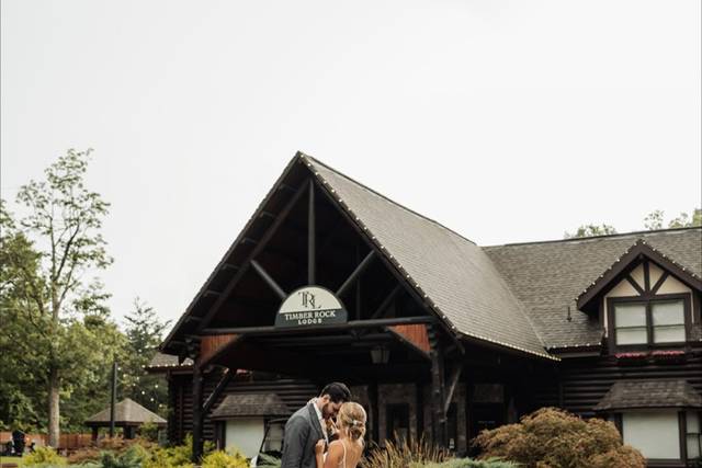 Front of Timber Rock Lodge