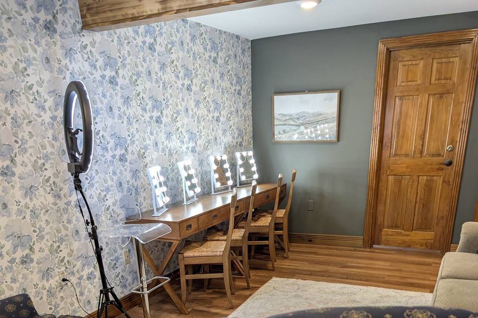 Bridal dressing area Barna Ste
