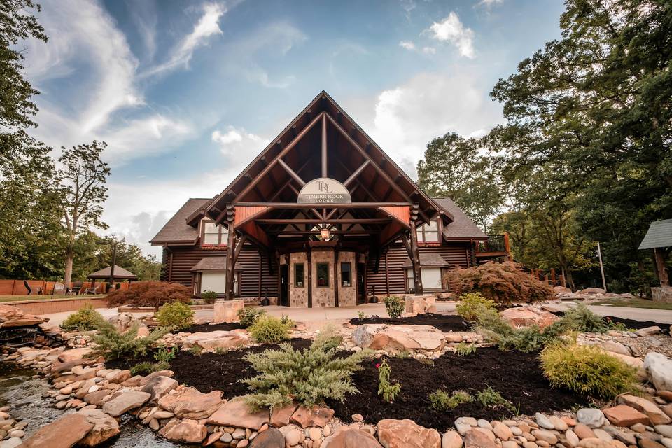 Front of Timber Rock Lodge