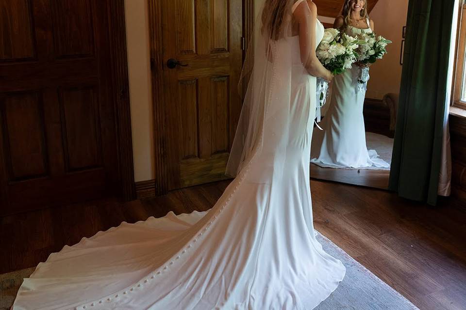 Bride in the Barna Suite