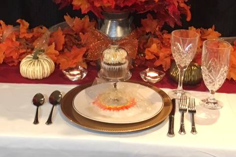 Fall table scape