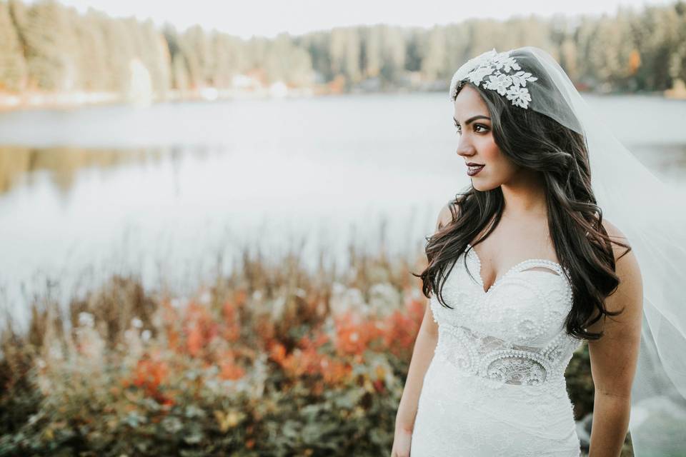 French Styled Wedding Shoot:  We love the dramatic look of this Juliette styled cap cathedral veil!Photographer: Adina Preston Photography, Wedding Planner: Seattle Stunning Events, Rental: Remember Me Pretty Design and Rentals, Dress: Milky Pear, Makeup: Fresh Face Stace, Hair: Beauty by Lindsey, Chalk Artist: Chalk and Pine, Floral: The Bothell Florist, Cake Pops: Hunny Do Cake Pops, Venue: Crystal Lake Lodge, Veil: First Look Veils