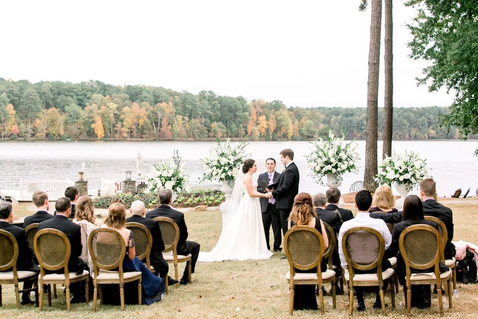 Wedding at the lake