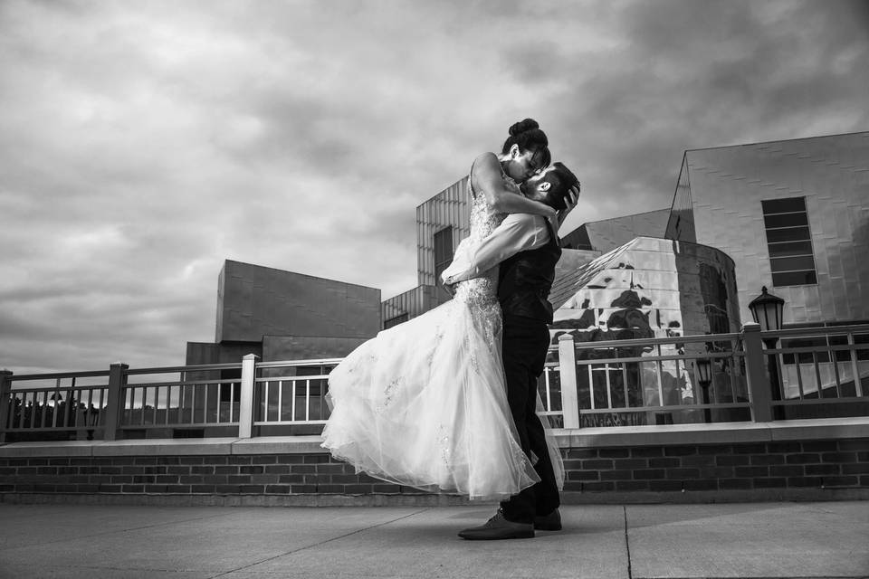 Carrying the bride