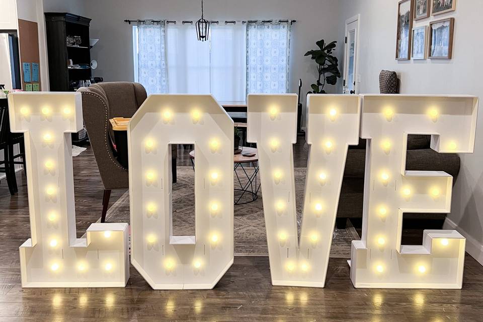 4ft marquee letters
