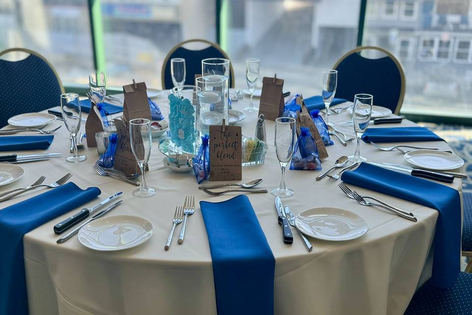 Ocean themed table