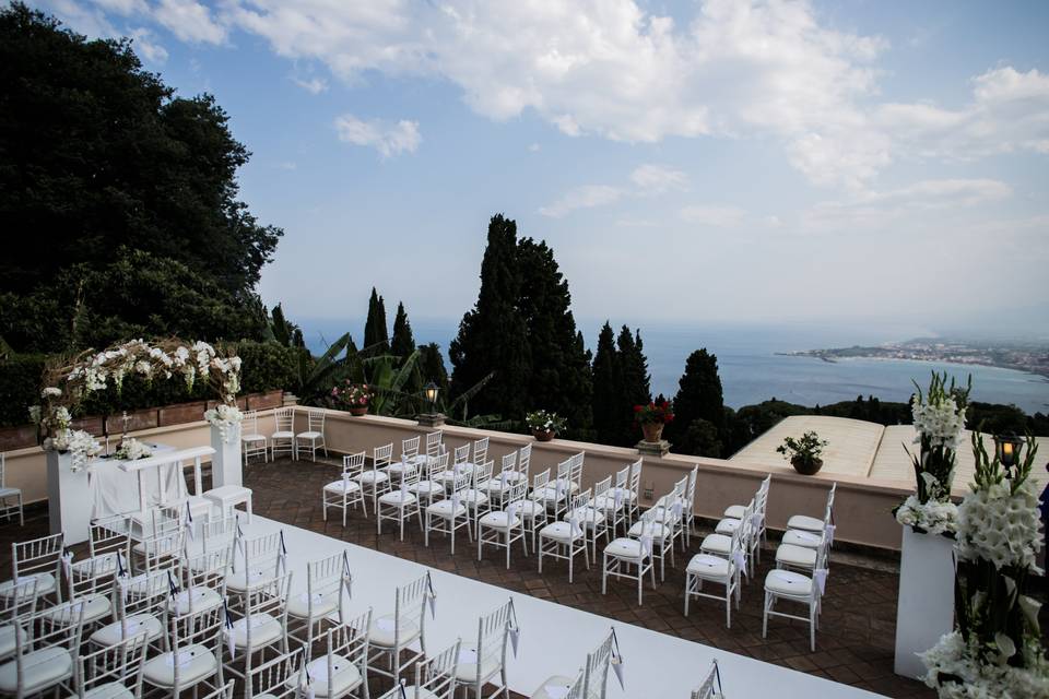 Symbolic ceremony in Taormina