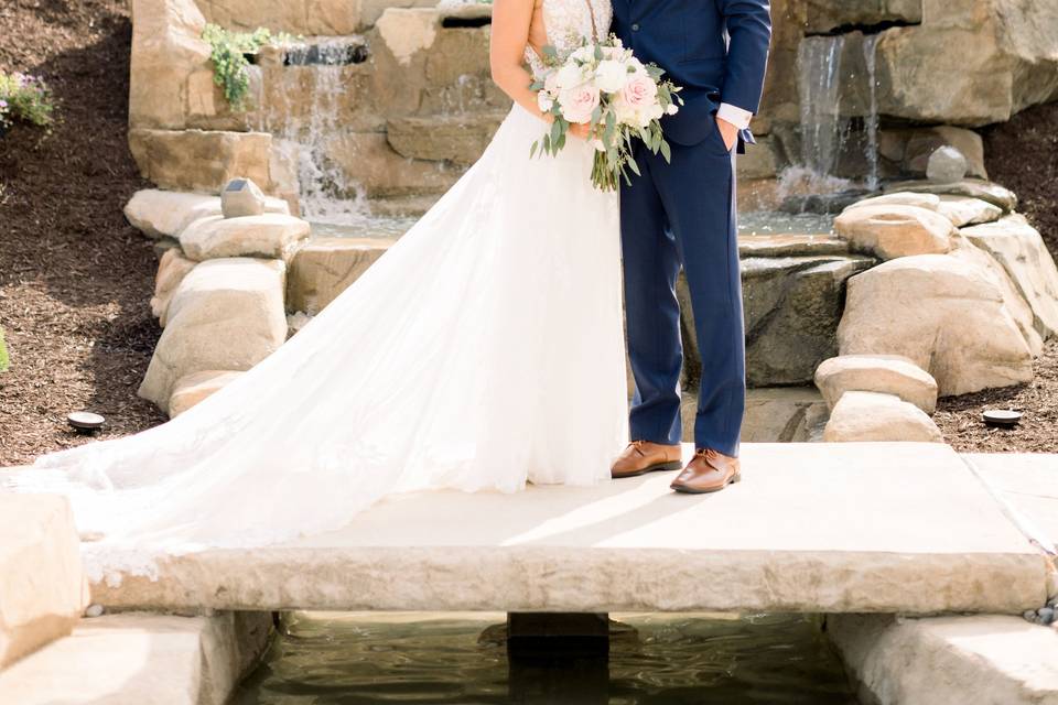 Wedding Photos by Waterfall