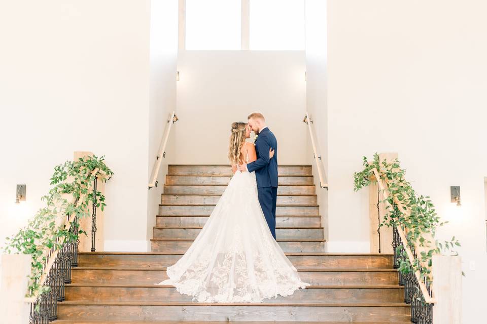 Wedding Stair Photo