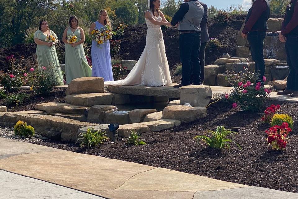 Wedding at the Waterfall