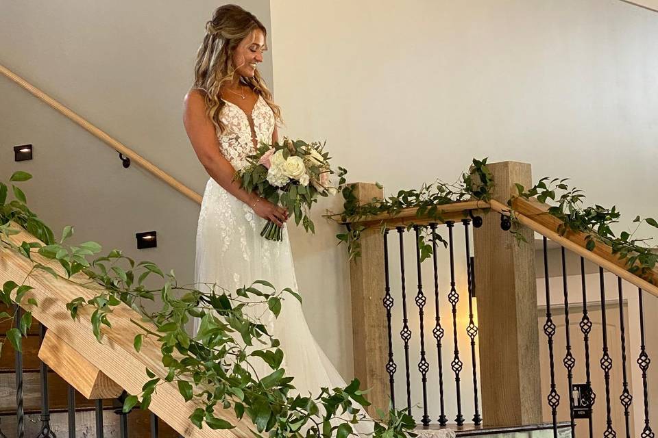 Bride Stair Photos