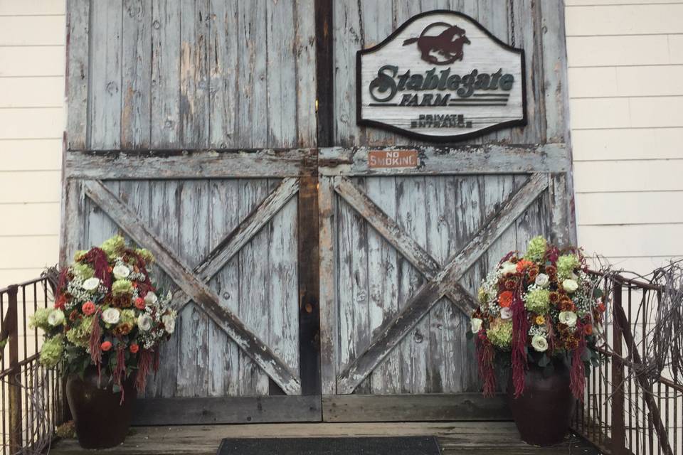 Barn entrance