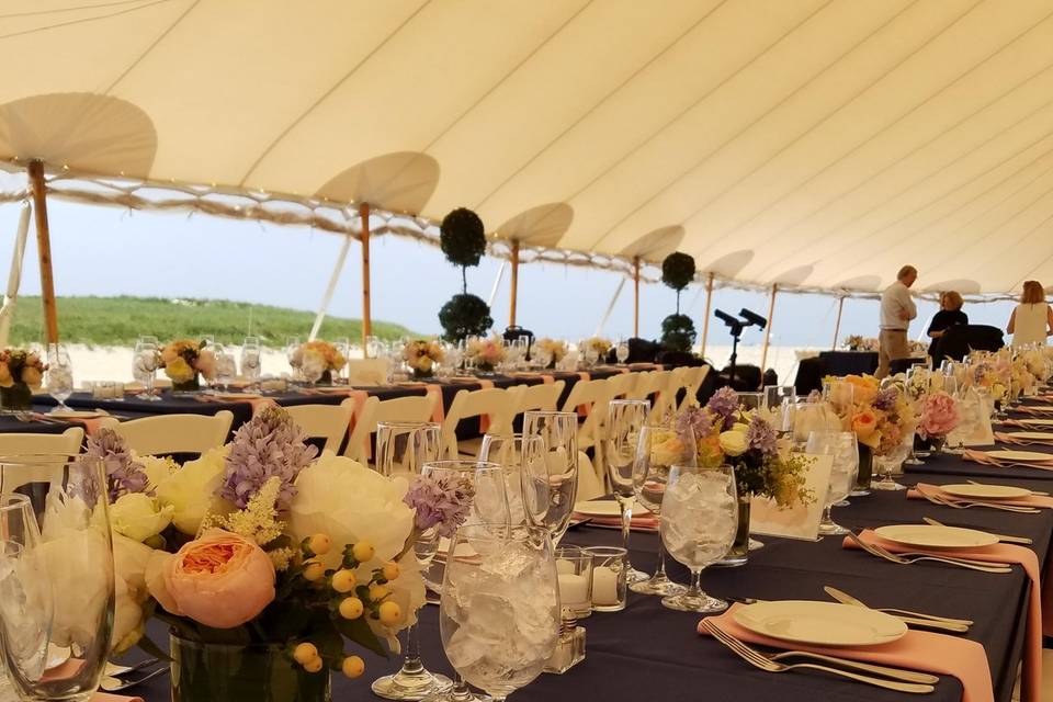 200 ppl Nantucket wedding