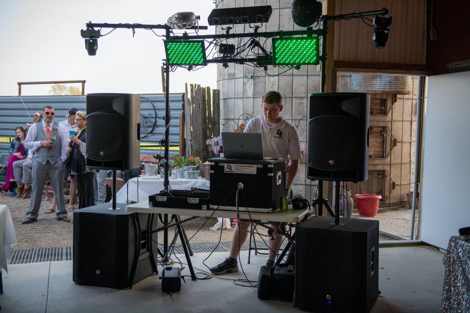 DJ setup