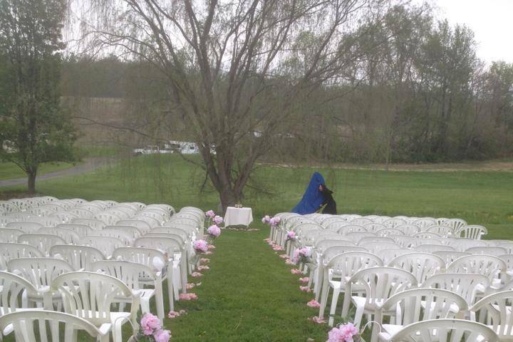 Ceremony setup