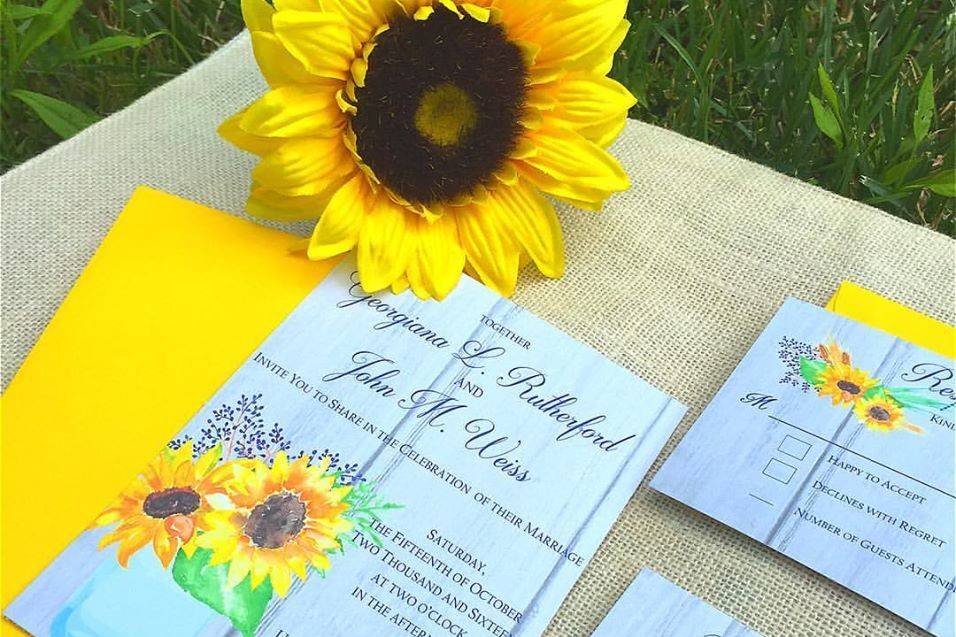 Sincerely Lizzie Invitations and Stationery