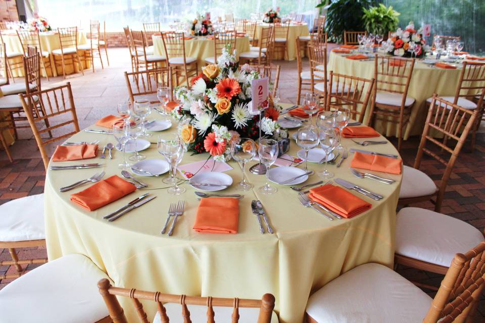 Tables @ reception