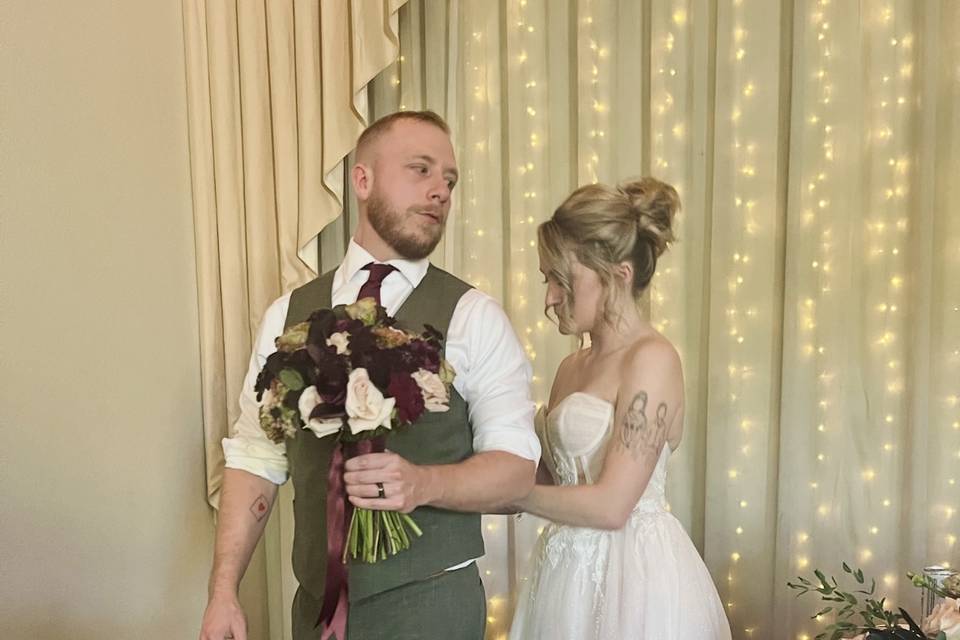 Bride and groom