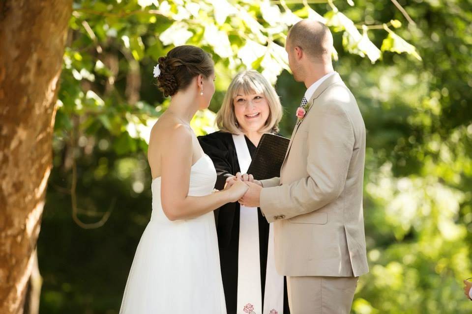 Couple getting married