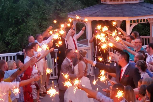 Sparkler send off
