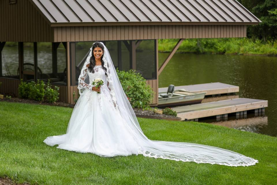 Bride by the Lake