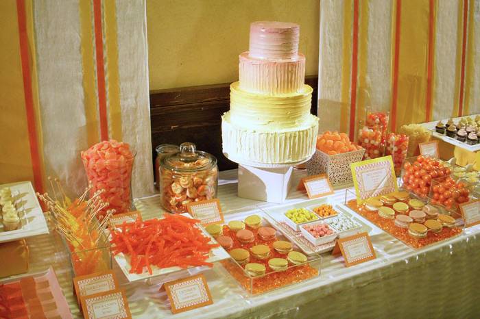 Wedding cake and desserts